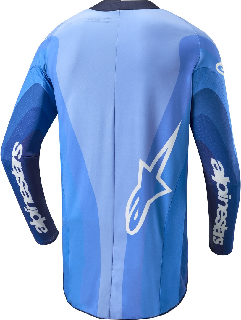Alpinestars Techstar Pneuma Motocross Jersey dunkelblau/hellblau M Abbildung 2