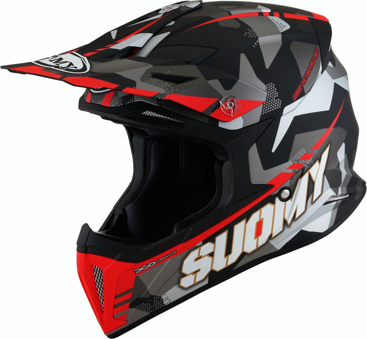 Suomy X-Wing Camouflager Capacete de motocross Red Matt S Figura 7