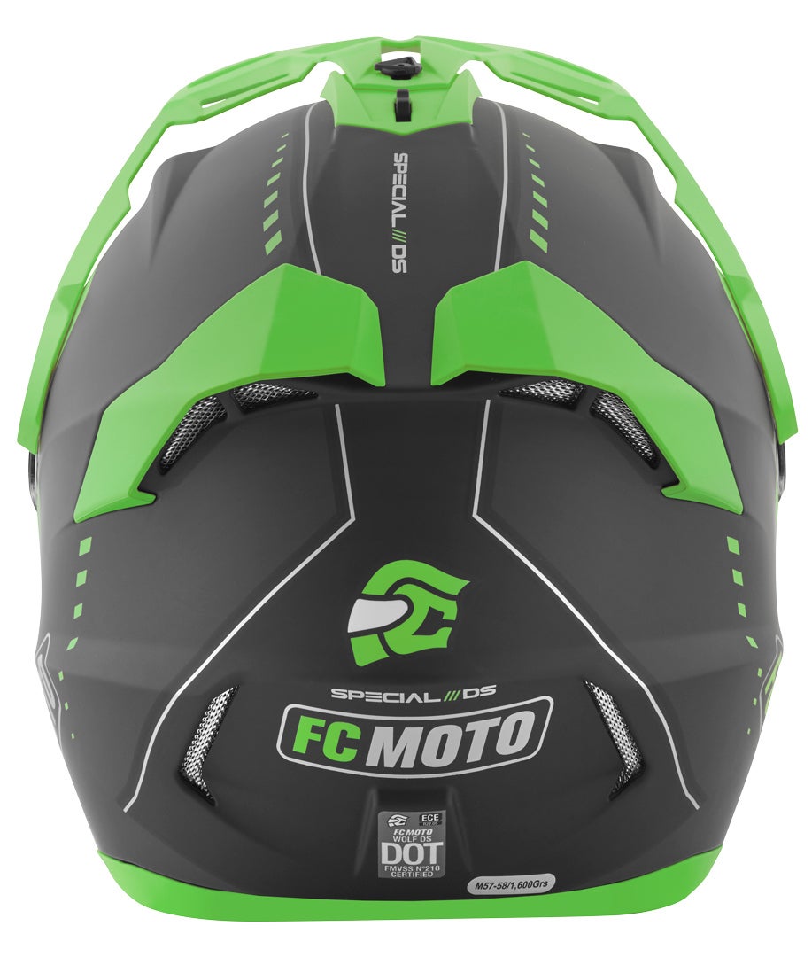 FC-Moto Merkur Pro Air Casco Enduro nero/verde XL Figura 8