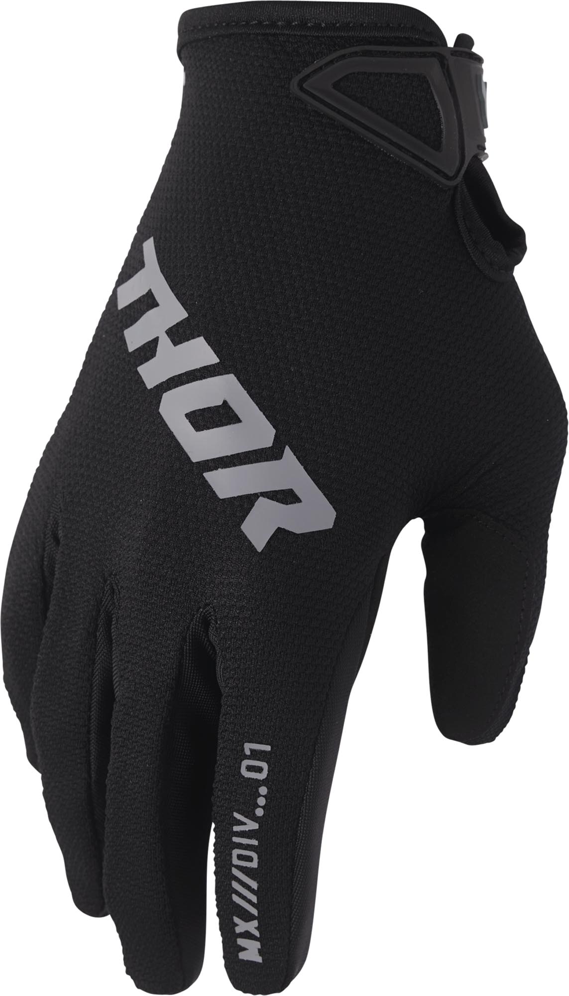 Thor Ridemode Static Motocross hansker Svart L Figur 1