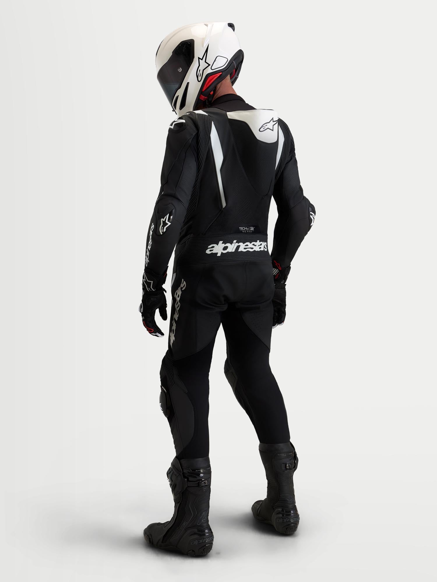 Alpinestars Missile V3 1-Teiler Motorrad Lederkombi schwarz/weiß 46 Abbildung 12