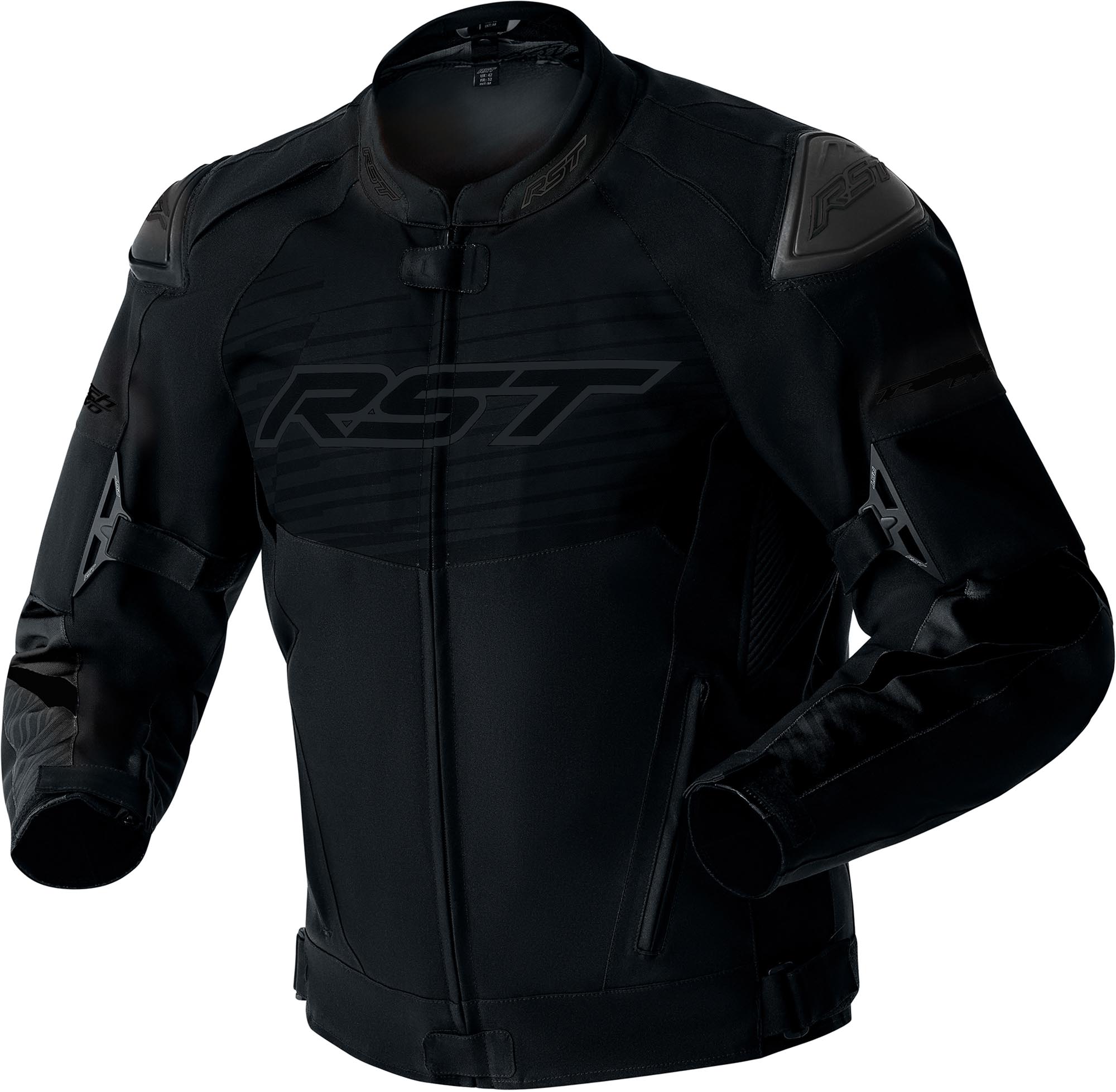 RST Tractech Evo D30 Jaqueta têxtil de motocicleta impermeável preto 52 Figura 1