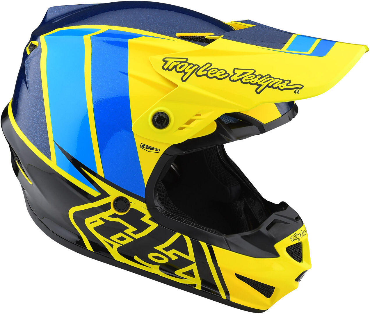 Troy Lee Designs GP Nova Cască de motocross pentru tineret Galben neon Y/M (50/51) Figura 3