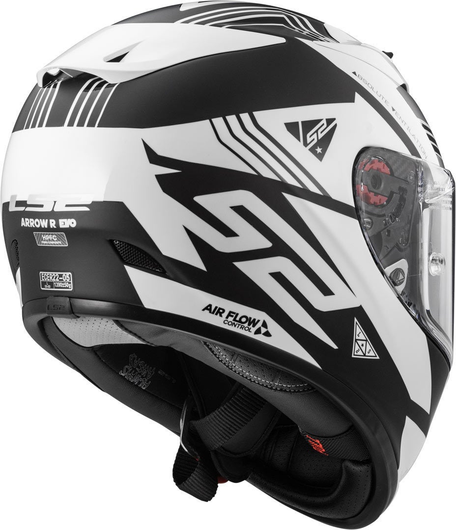 LS2 FF323 Arrow R Evo Helmet black matt/white XL (61/62) Figure 4