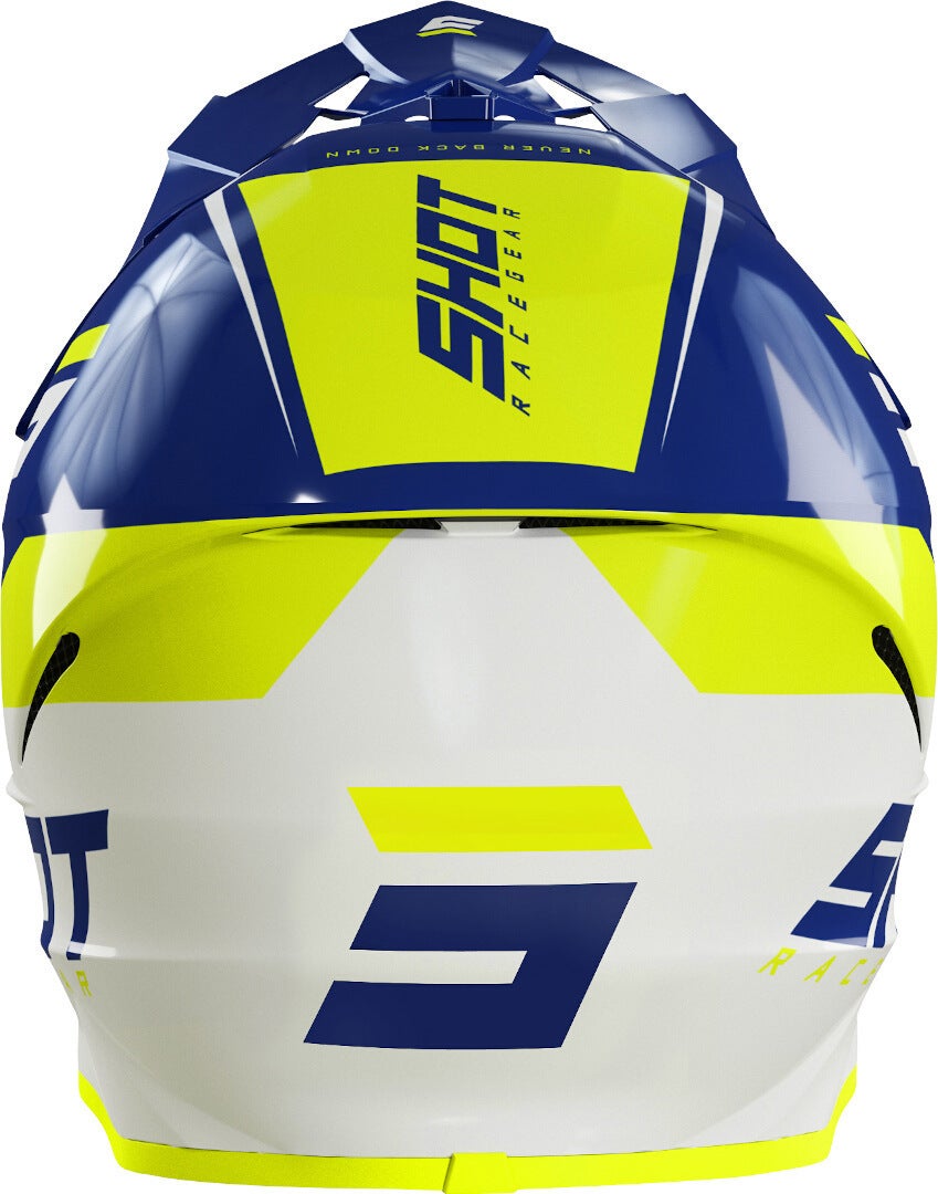 Shot Furious Chase Casco motocross blu/giallo L (59/60) Figura 2