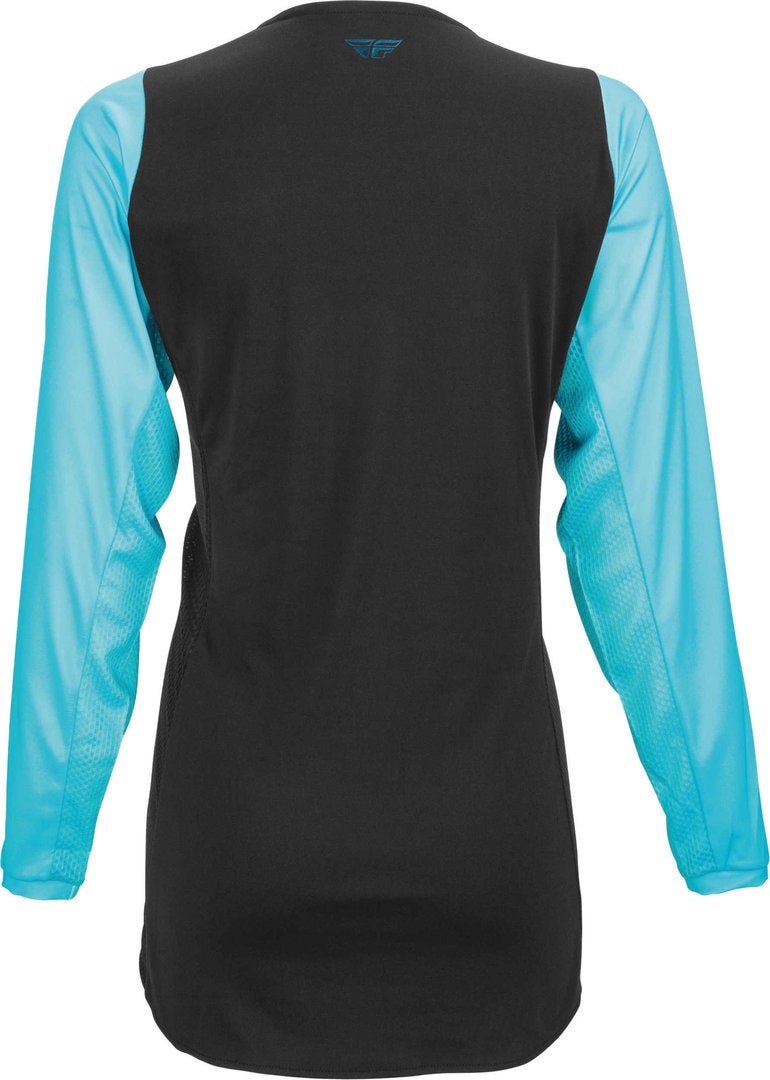 Fly Racing Lite Camisa de motocross feminina preto/azul L Figura 2