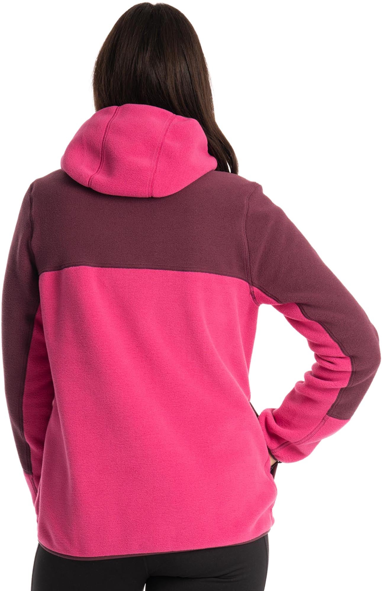 Klim Darby Canyon レディースフリースジップフーディー ピンク 2XL 図3