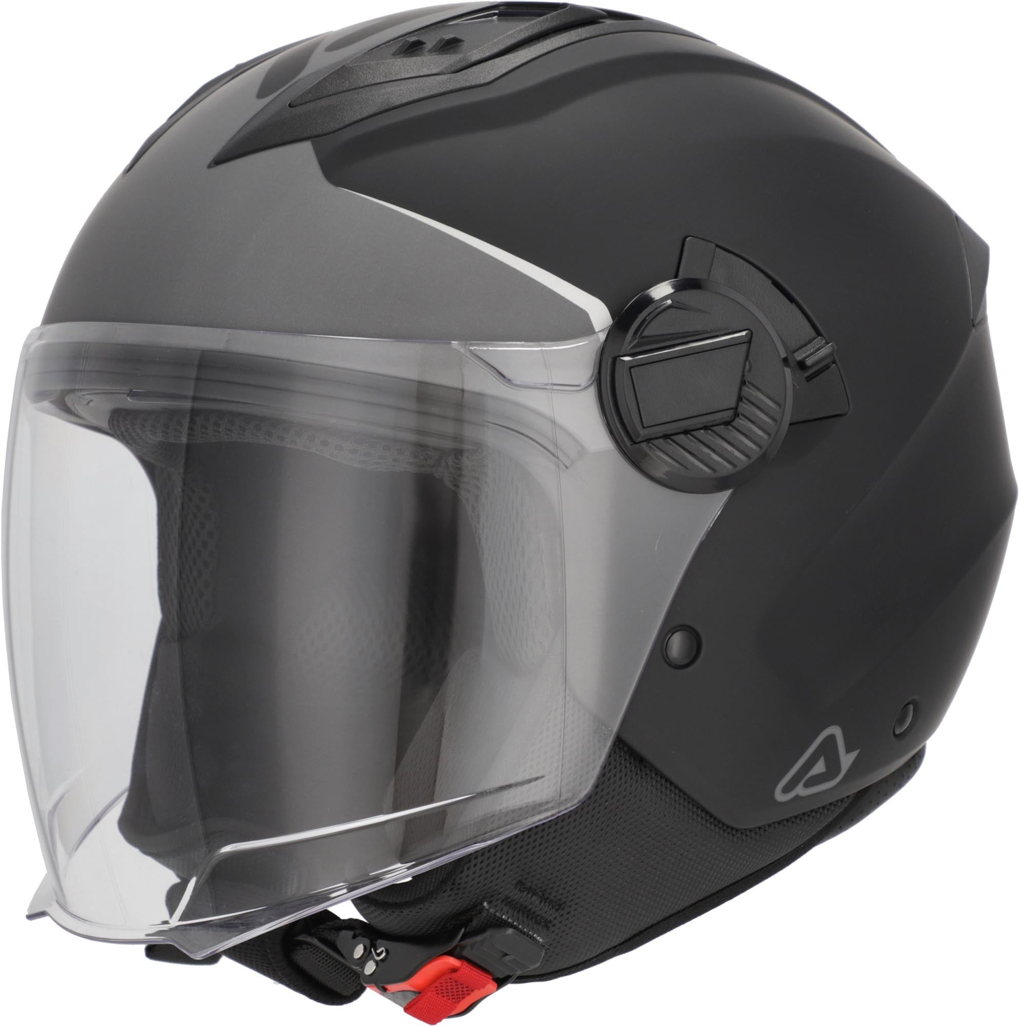 Acerbis Levante Logo Jethelm schwarz matt/grau S (55/56) Abbildung 1