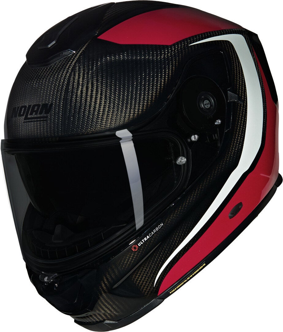 Nolan X-903 Ultra Carbon Intrigo N-Com Casco nero/rosso/bianco L (60) Figura 1