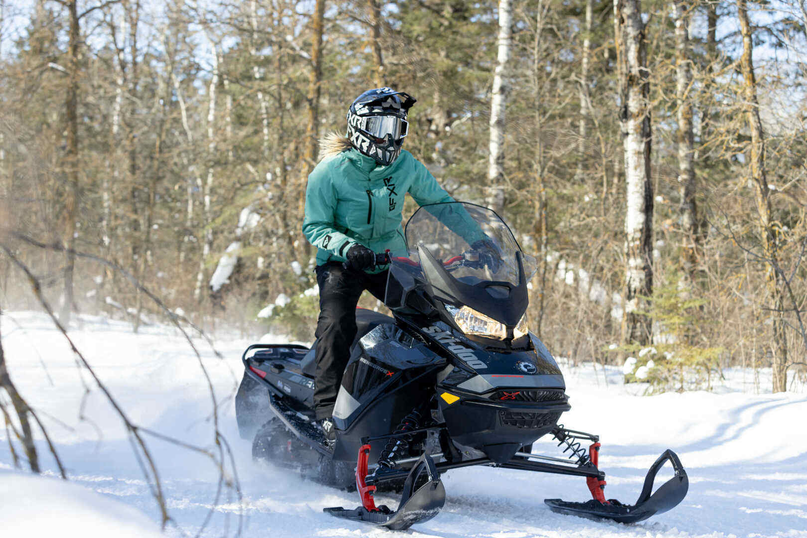 FXR Fresh 2023 Snescooterbukser til damer Sort 14 Figur 3