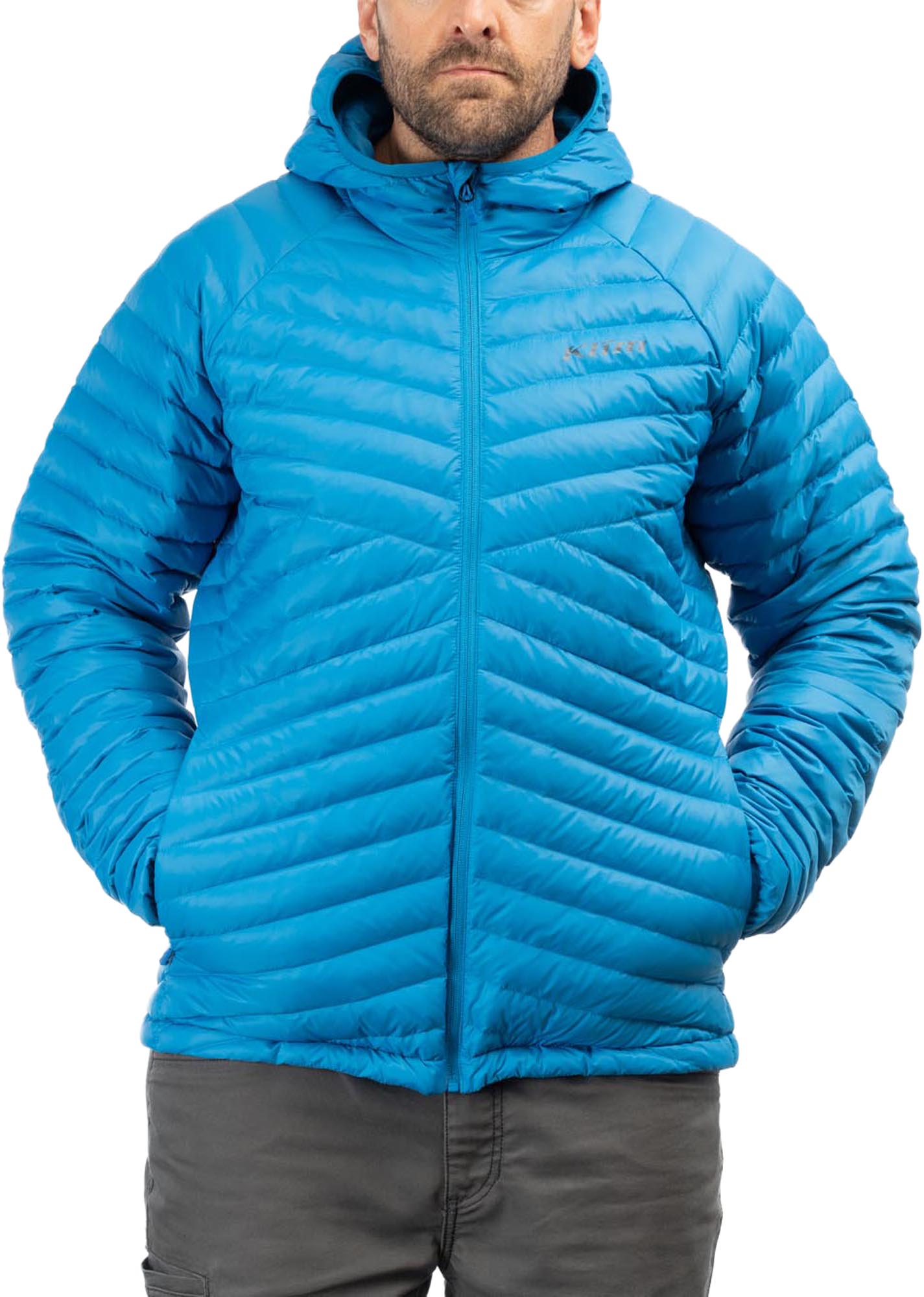 Klim Arete Down Jacket blue L Figure 1