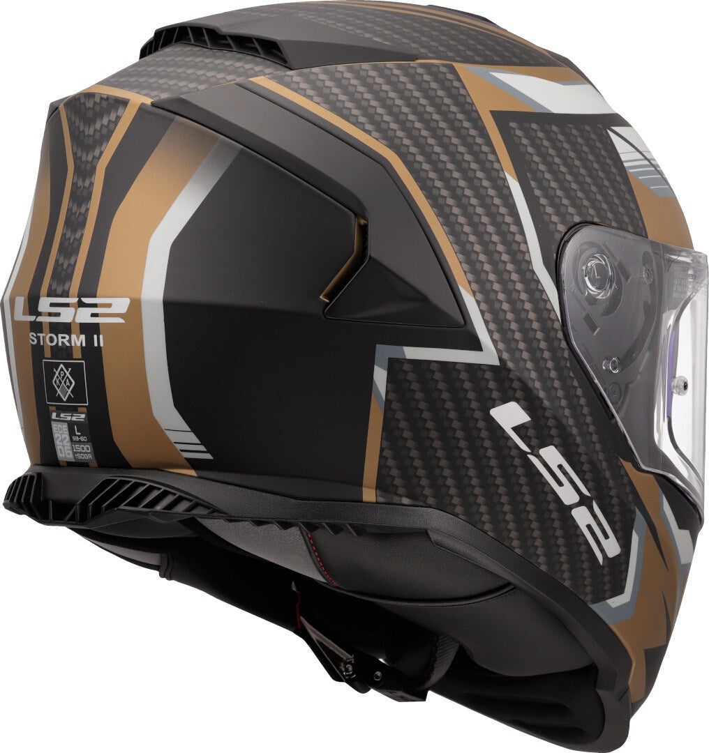 LS2 FF800 Storm II Tracker Helmet gold matt XXXL (65/66) Figure 5