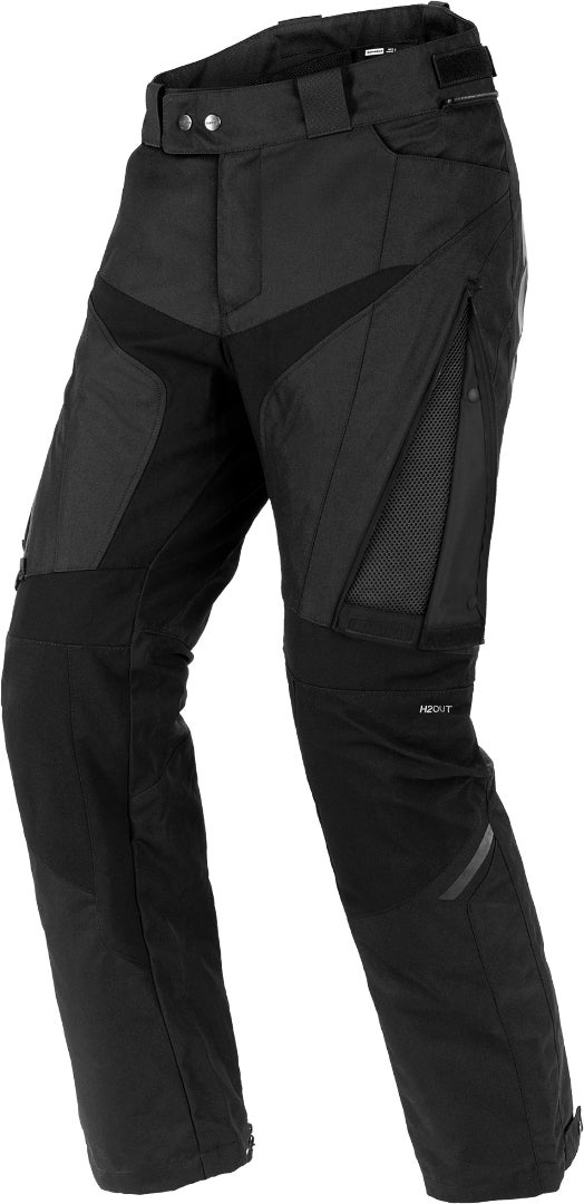 Spidi 4 Season Evo H2Out Motorcykel tekstil bukser Sort/sort Short M Figur 2