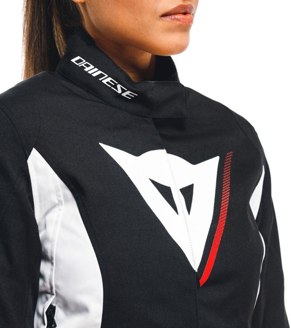 Dainese Veloce D-Dry Damen Motorrad Textiljacke schwarz/weiß/rot 44 Abbildung 5