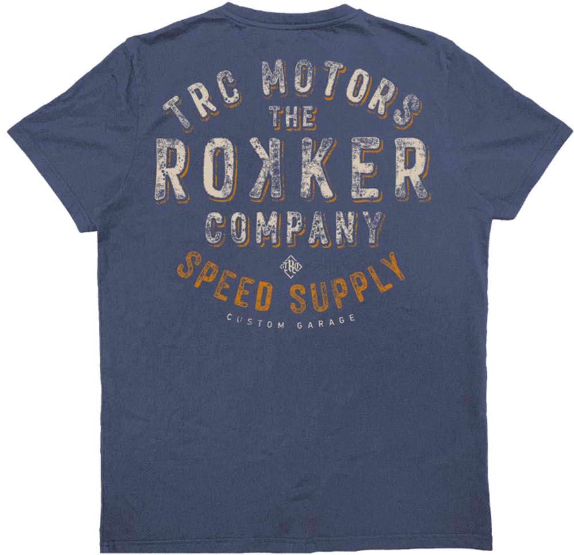 Rokker Skull T-Shirt blue M Figure 2