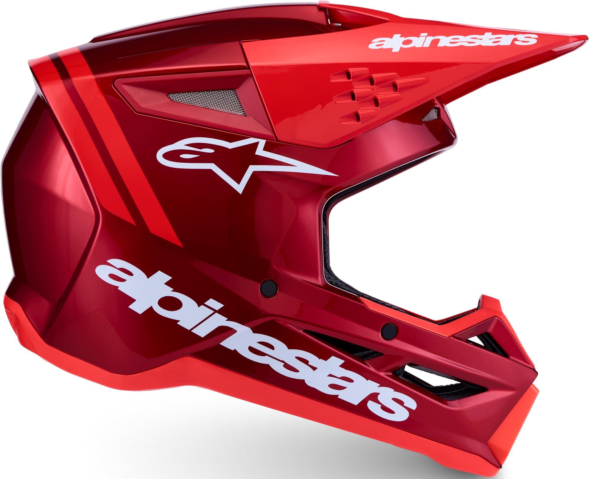 Alpinestars S-M3 Radium Motorcross helm rood/wit M (57/58) Figuur 5