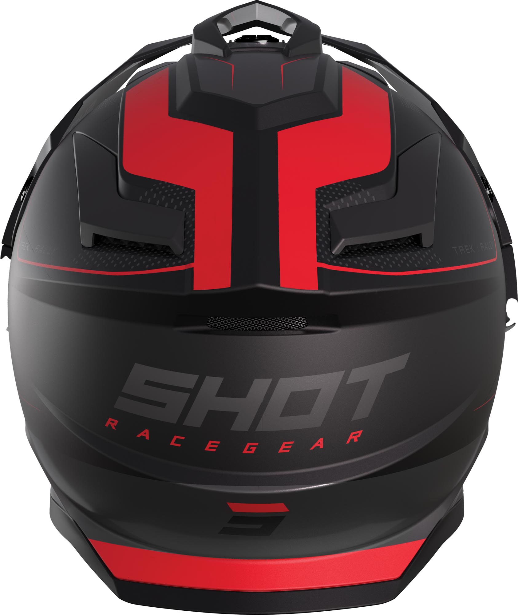 Shot Trek Max Vision Rally Cască Enduro Negru/Roșu M (57/58) Figura 3