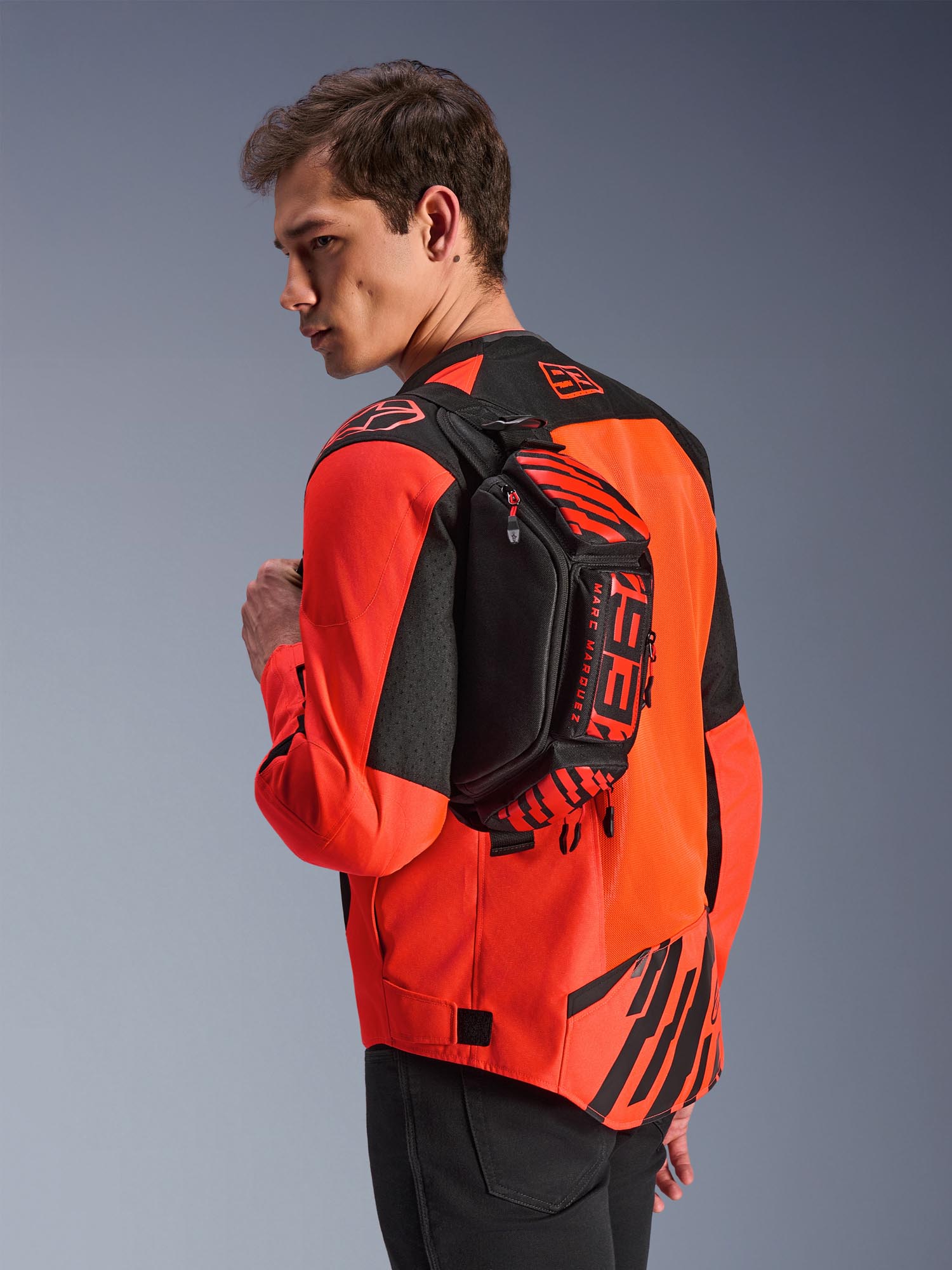 Alpinestars MM93 Geantă pentru talie Negru/Roșu-Neon Figura 2