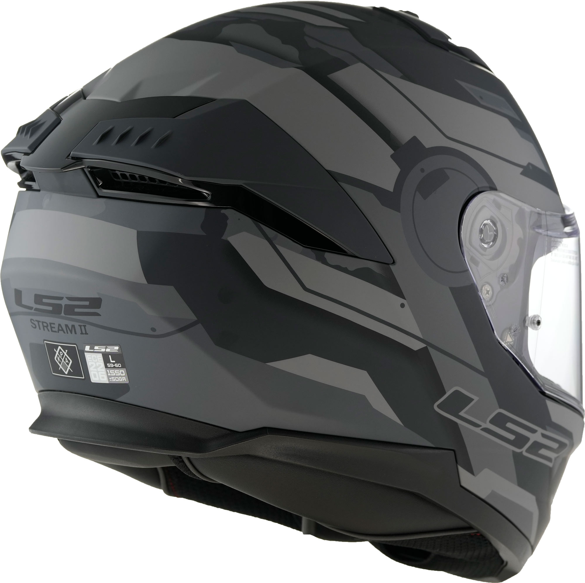 LS2 FF808 Stream II Shadow Casco XXXL (65/66) Figura 7