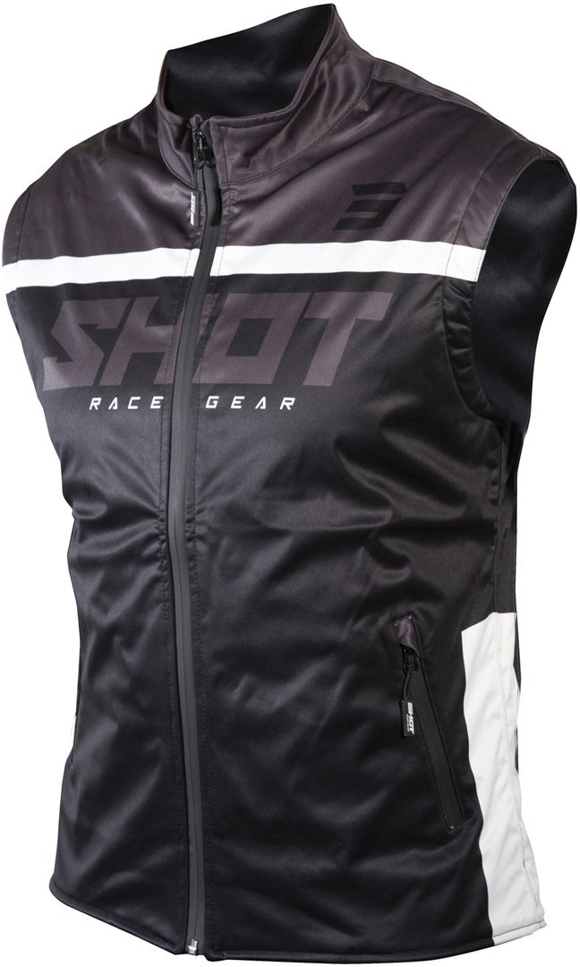 Shot Bodywarmer Lite 2.0 Motocross Vest Sort/hvid L Figur 1