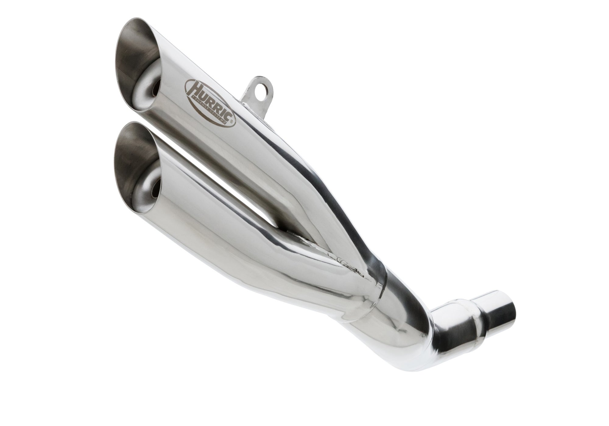HURRIC Pro 2 prata de aço inoxidável polido de alto brilho Figura 1