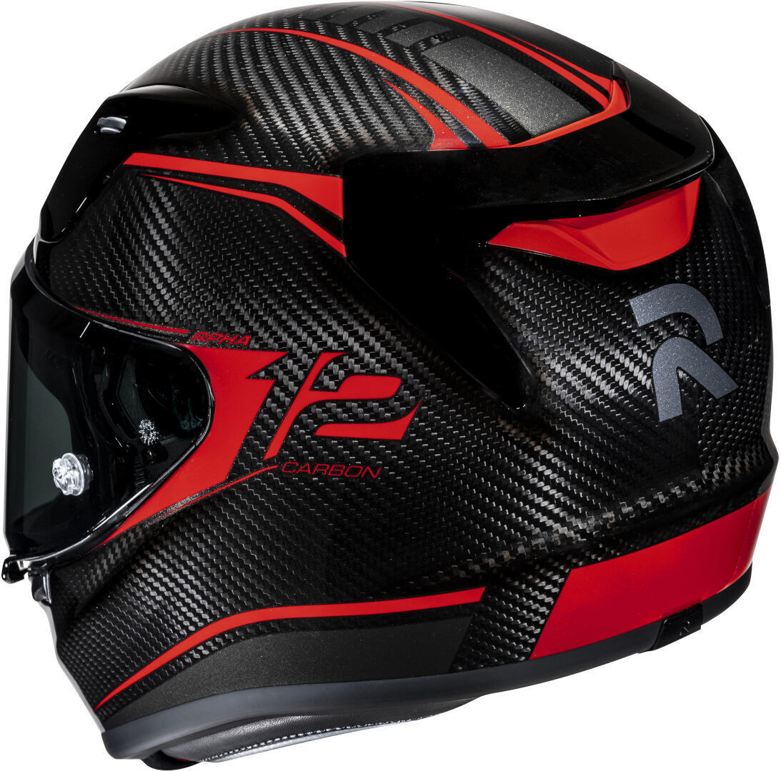 HJC RPHA 12 Carbon Keres Casco nero/rosso XL (60/61) Figura 2