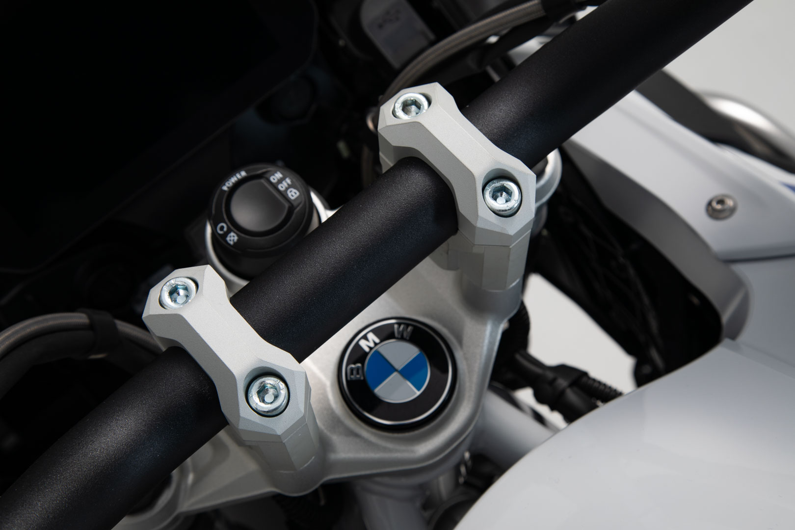 Ridicător de bară SW-Motech - H=40 mm. Argintiu. R1200GS (12-18), R1250GS (18-). Figura 2