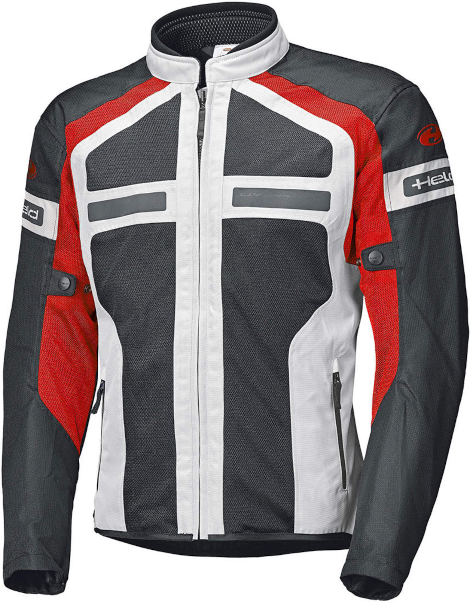 grey/red