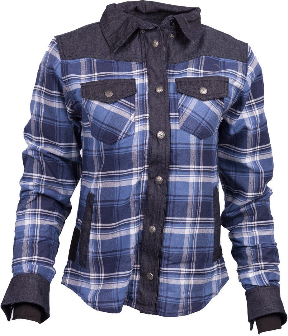 Queen Kerosin Troublemaker Blanko Adventure Camicia da donna L Figura 1