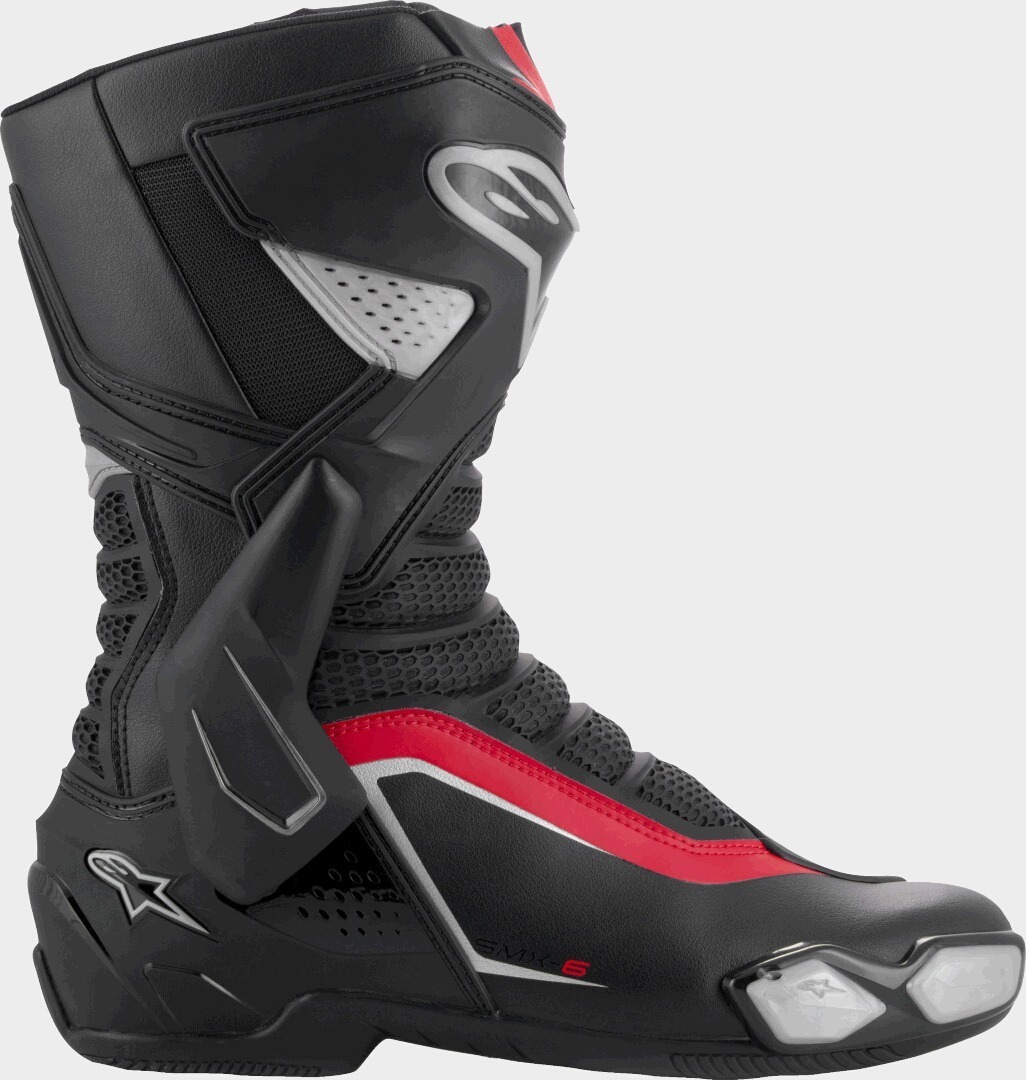 Alpinestars SMX-6 V3 Motorcycle Boots black/silver/red 40 Figure 5
