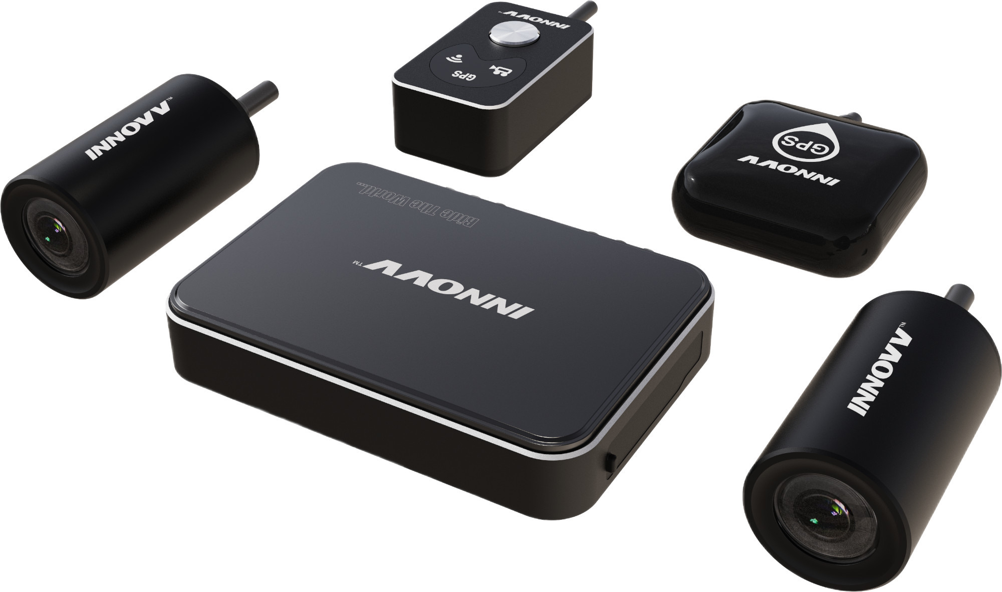 INNOVV K7 Motorcykel Dashcam System Figur 1