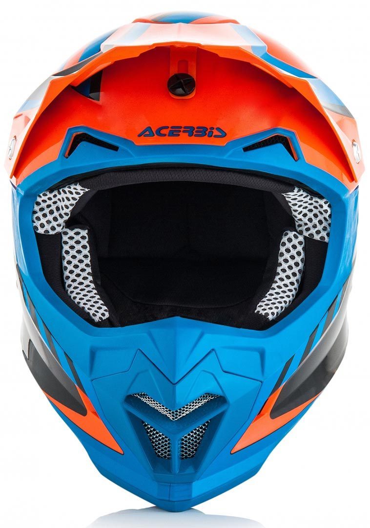 Acerbis Profile 4 Motocross Helm orange/blau S (55/56) Abbildung 2