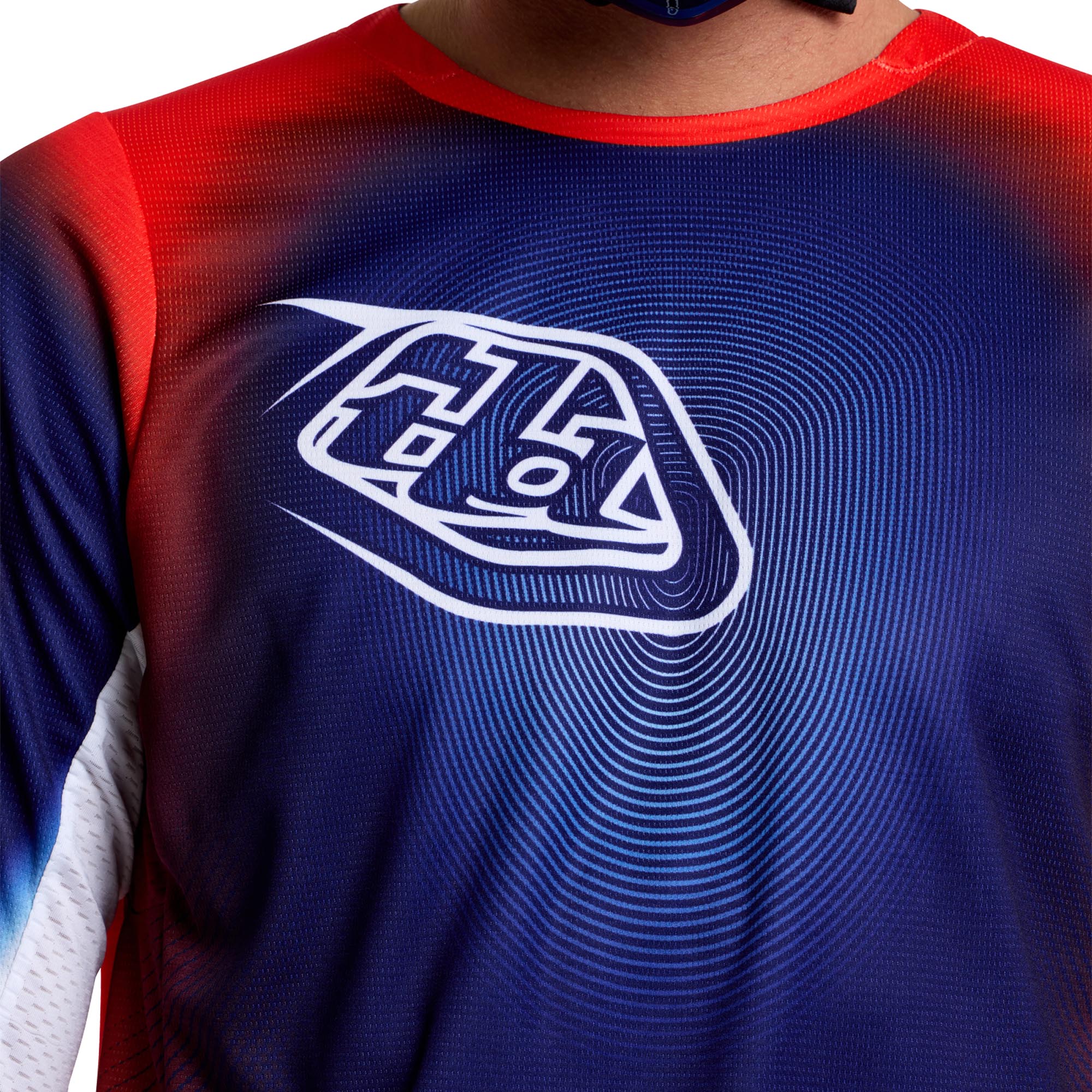 Troy Lee Designs GP Pro Imprint 越野摩托车衫 蓝/红/白 S 图5