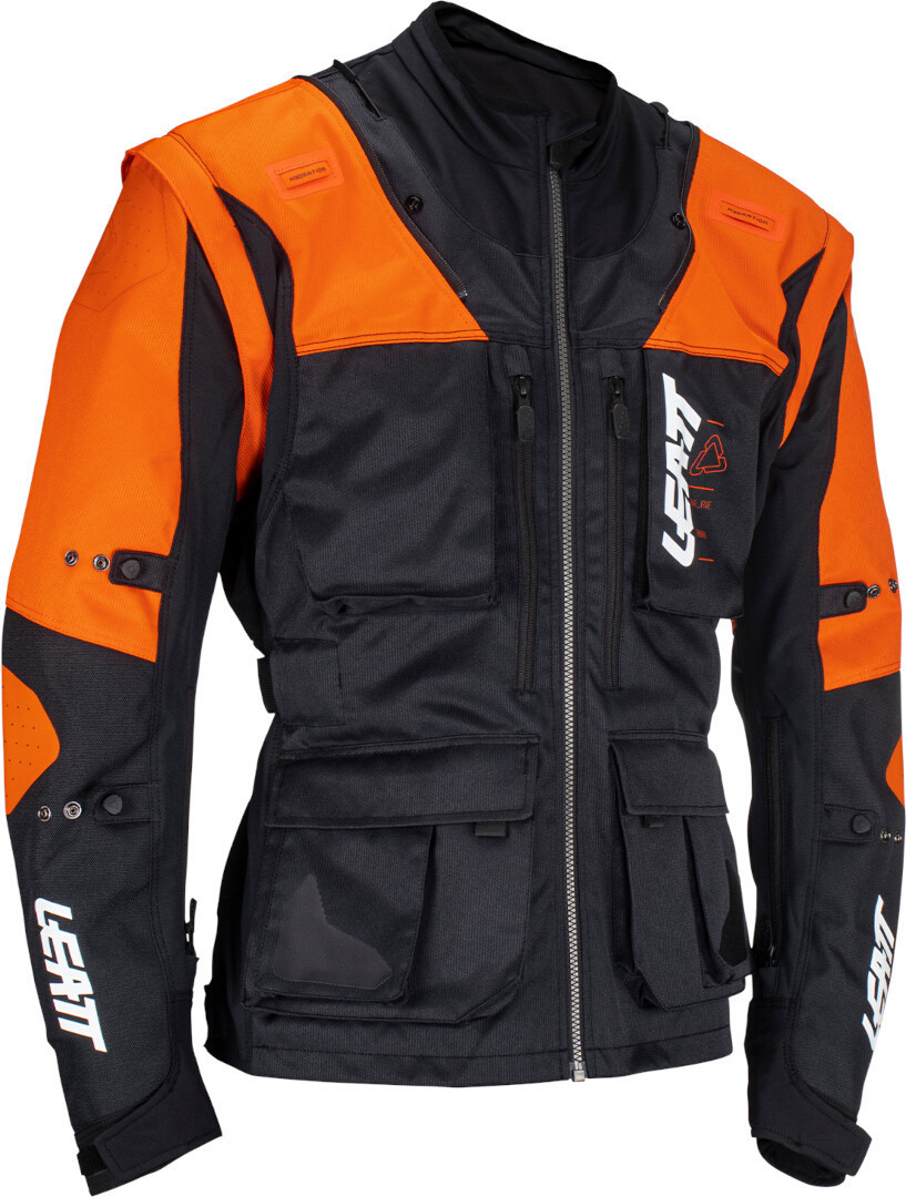 Leatt 5.5 Enduro 2023 Motocross Jacket black/orange M Figure 2