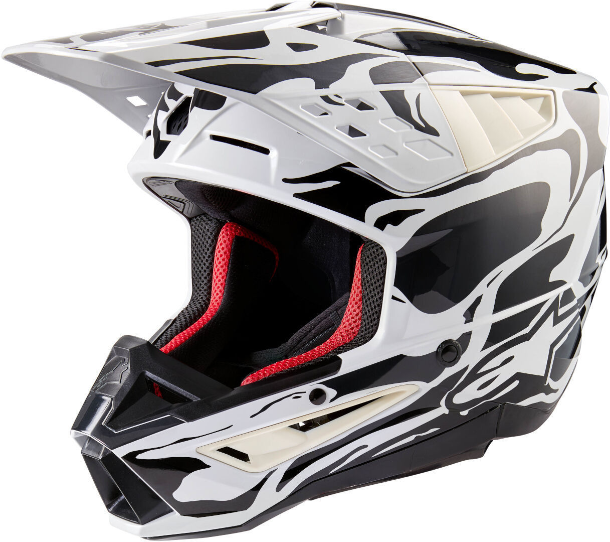 Alpinestars S-M5 Mineral 2024 Cască de motocross Gri deschis XS (53/54) Figura 1