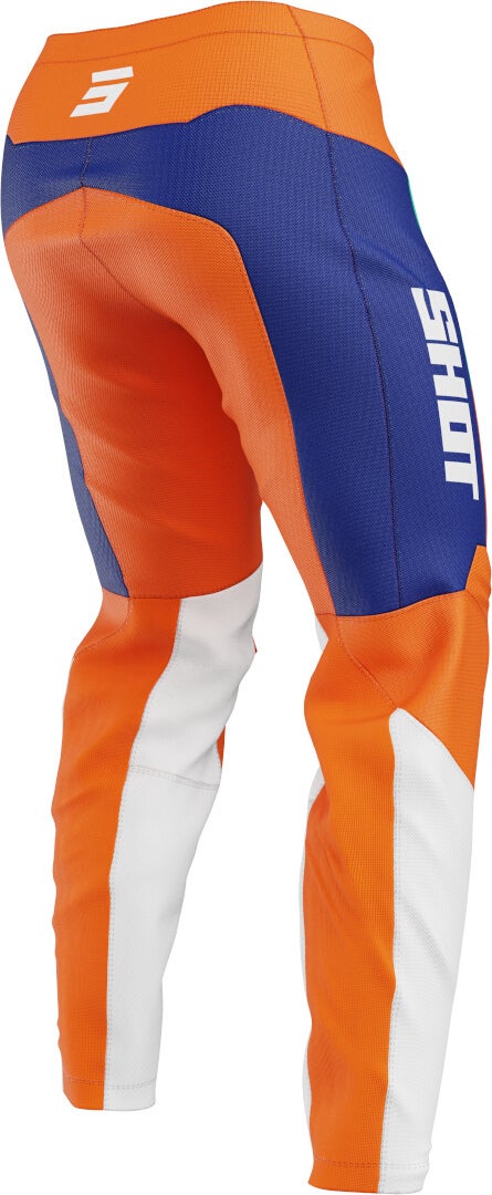 Shot Devo League Motocross Pants orange/blue/white 40 Figure 4