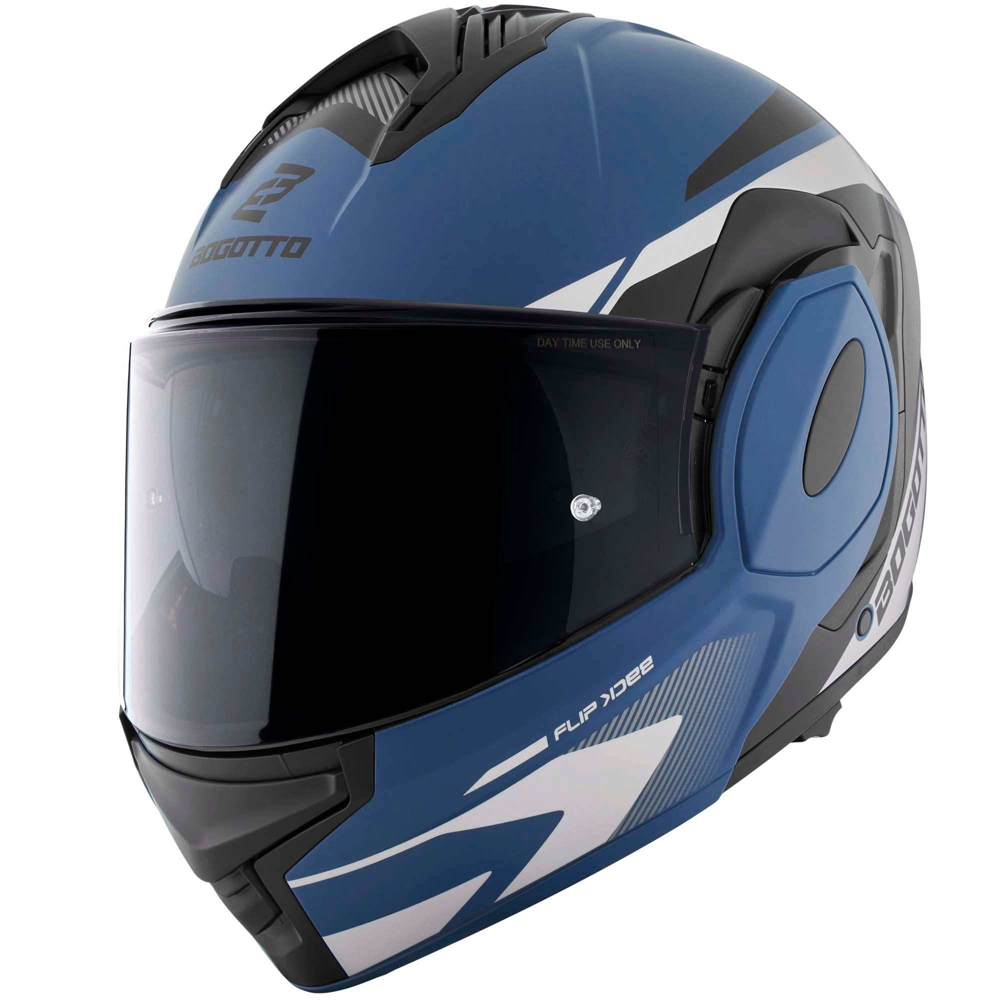 Bogotto FS-X600 Atyr Limited Edition Casque Bleu mat S Figure 3