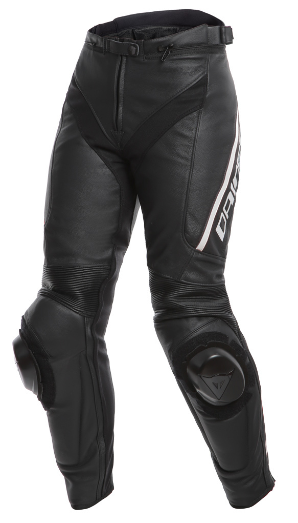 Dainese Delta 3 Pantaloni de piele pentru motociclete pentru doamne negru 42 Figura 1