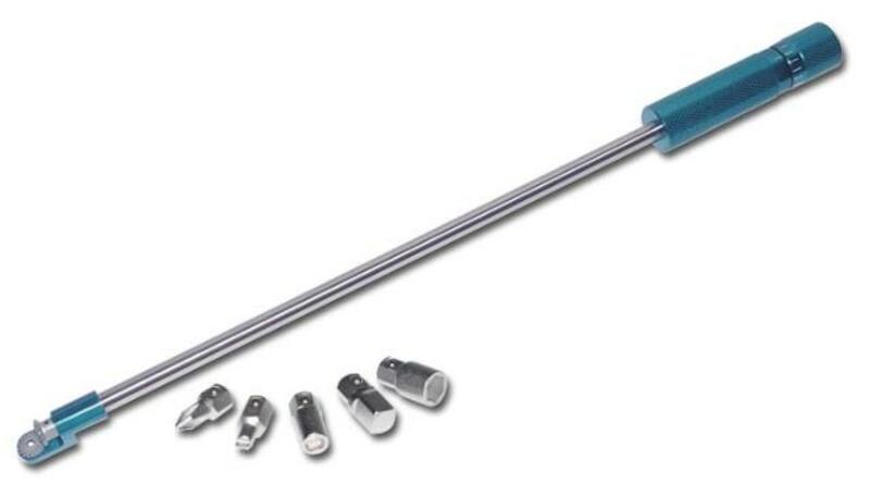 Bihr Chave de fenda angular para carburador 90° + 5 pontas L445mm Figura 1