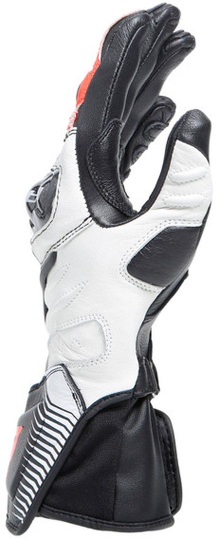 Dainese Carbon 4 Long Damer Motorcykel Handsker sort/hvid/rød XL Figur 3
