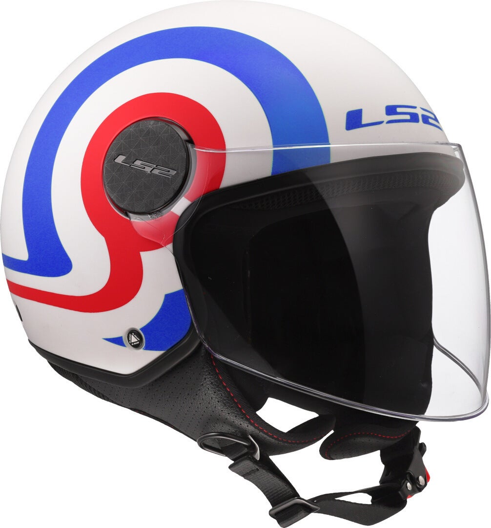 LS2 OF558 Sphere Lux II Urby Jethelm weiß/rot/blau S (55/56) Abbildung 8