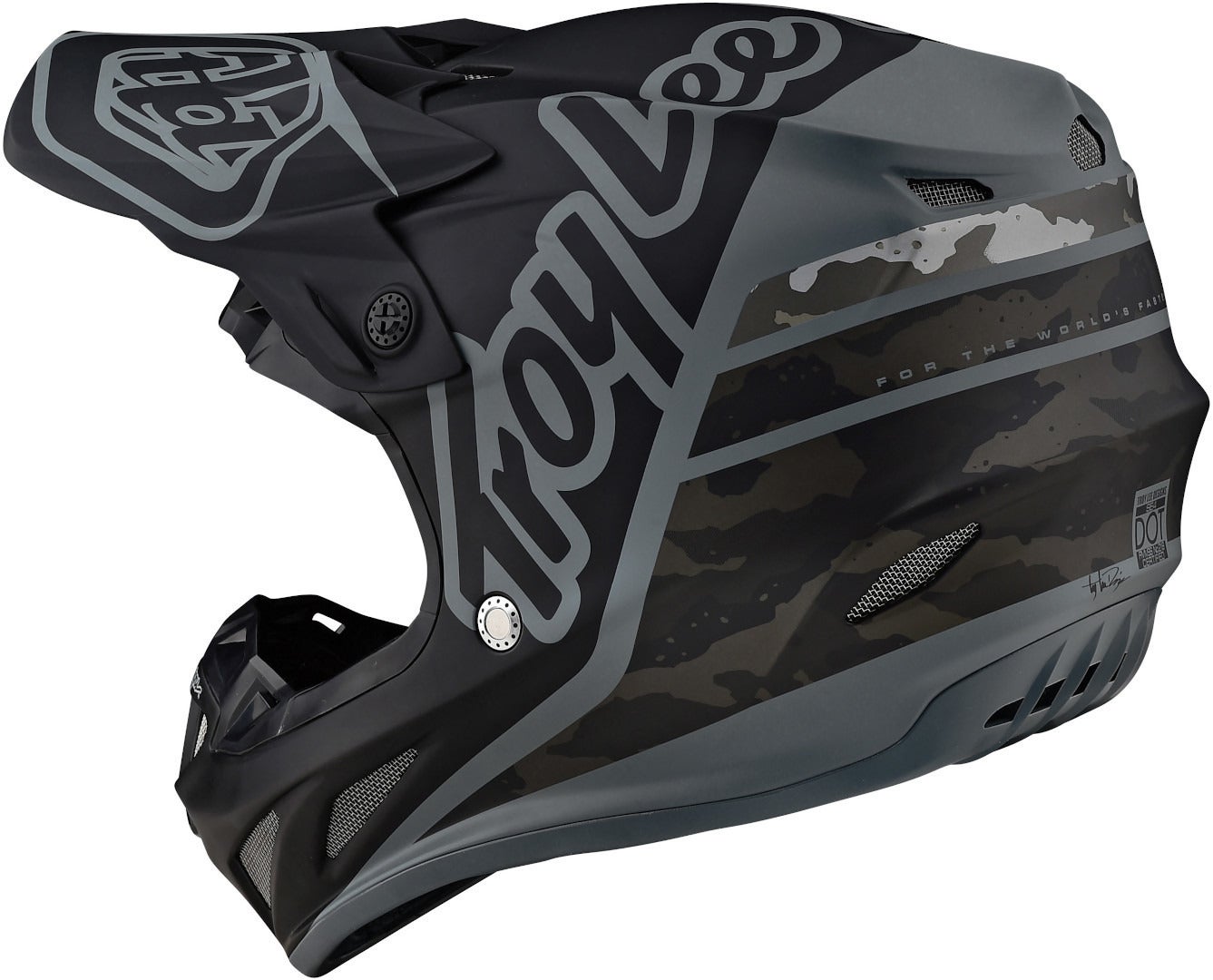 Troy Lee Designs SE4 Silhouette MIPS Motocross Helm schwarz/camouflage M Abbildung 7