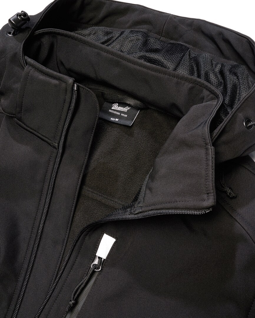 Brandit Hurricane Softshell Giacca nero XL Figura 4