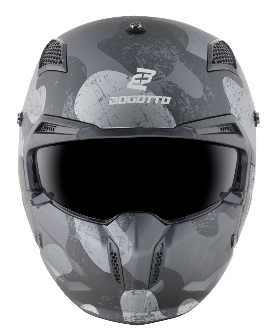 Bogotto Radic Camo Cască Negru mat/gri S Figura 5