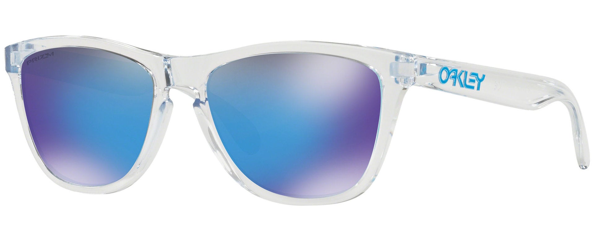 Oakley Men's Blue Frogskins Clear Prizm Sapphire Sunglasses