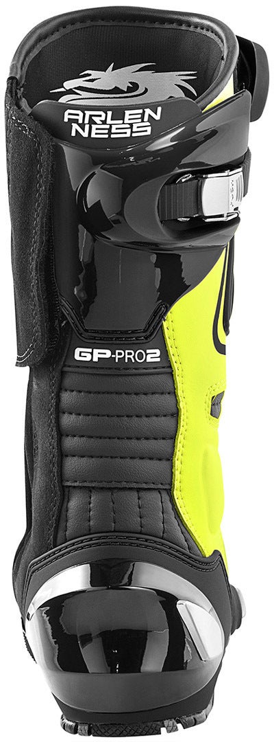 Arlen Ness Sugello Motorcycle Boots black/neon-yellow 43 Figure 4