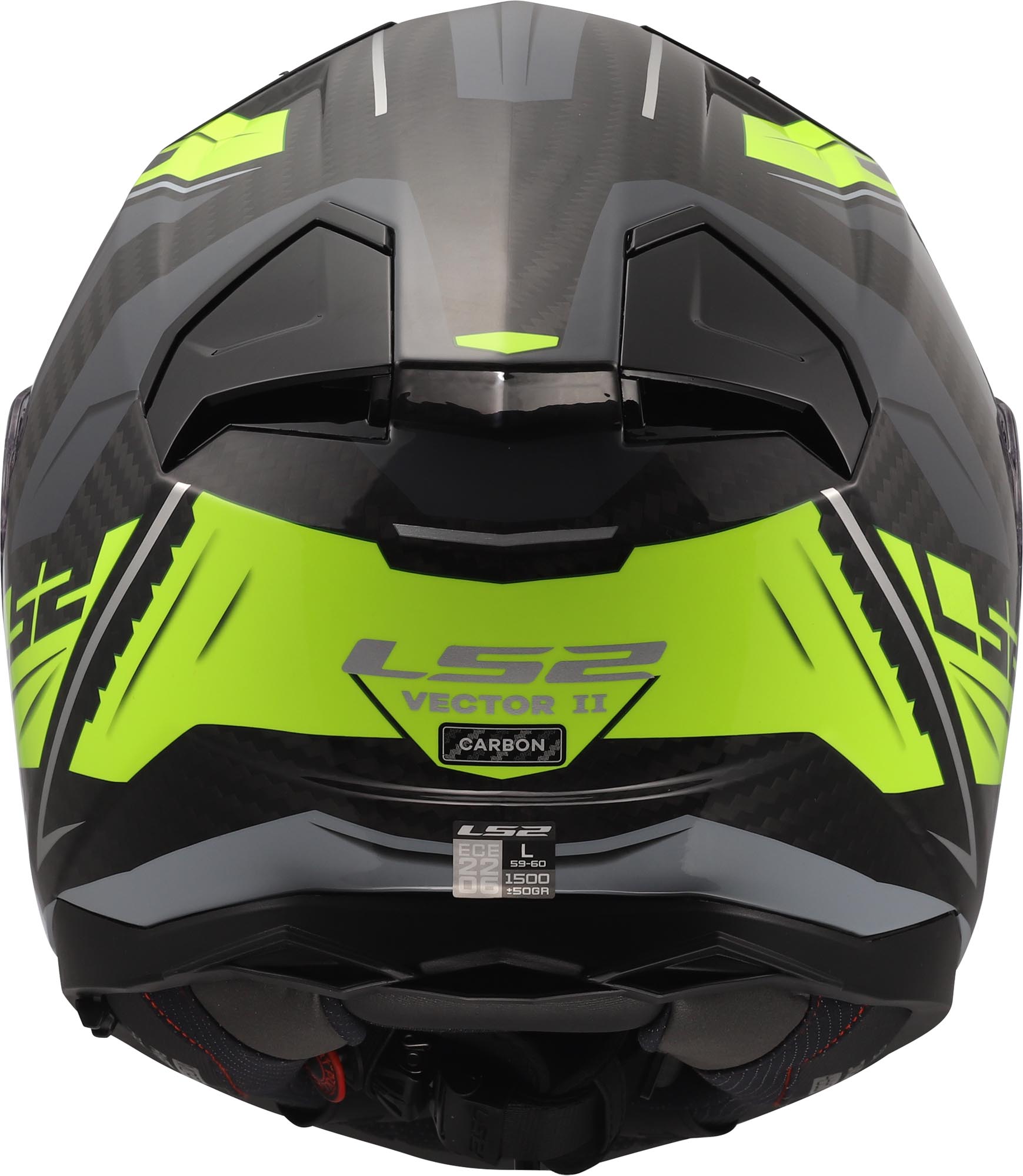 LS2 FF811 Vector II Carbon Savage 頭盔 黑色/黃色 S（55/56） 圖5