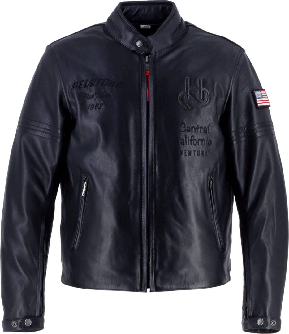 Helstons Nashville Motorcycle Leather Jacket black M Figure 1