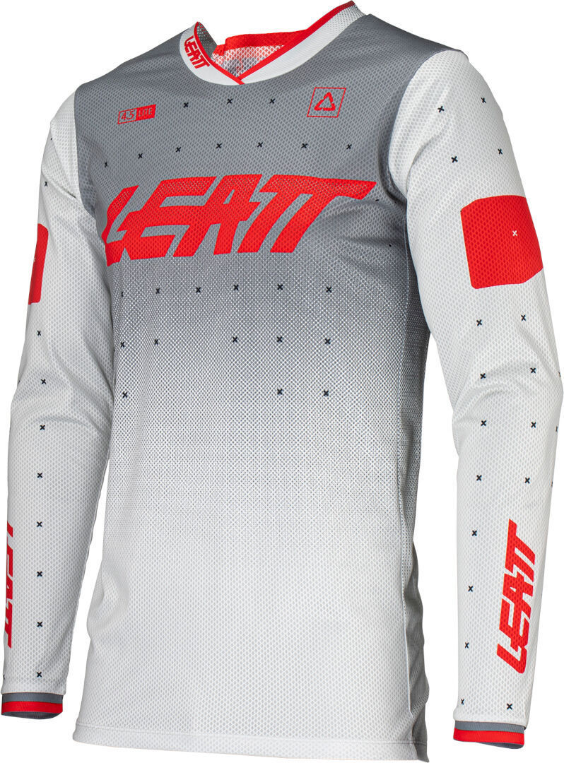 Leatt 4.5 Lite Gradient 2024 Motocross Jersey grau/rot L Abbildung 1