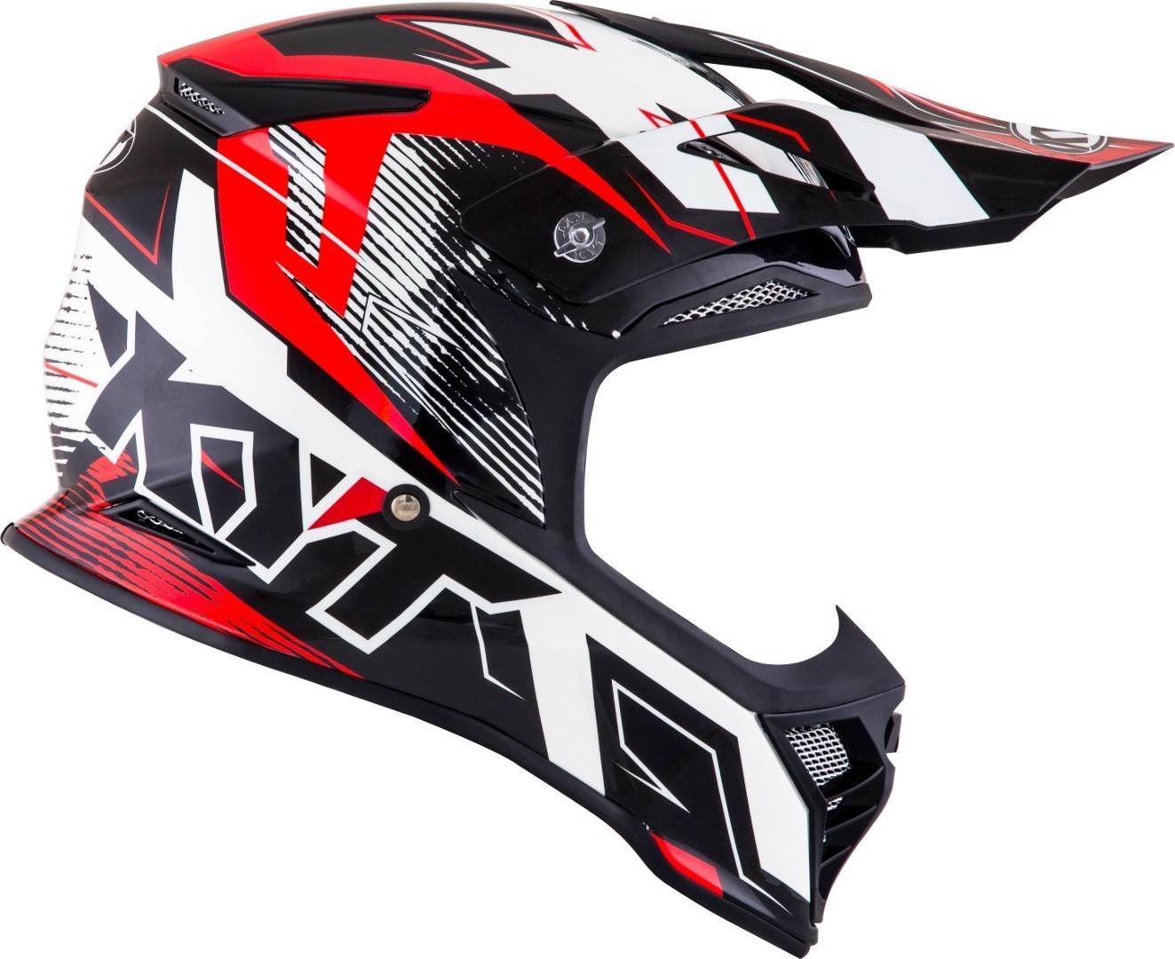 KYT Skyhawk Digger Capacete de motocross branco/vermelho M (57/58) Figura 2